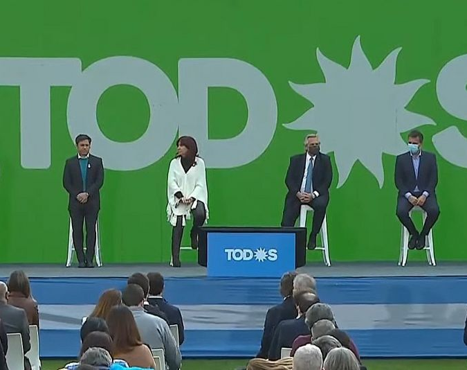 El Frente Todos celebrará un acto con el Presidente y los Gobernadores