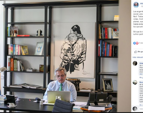 El Presidente negocia con Gobernadores el toque de queda sanitario