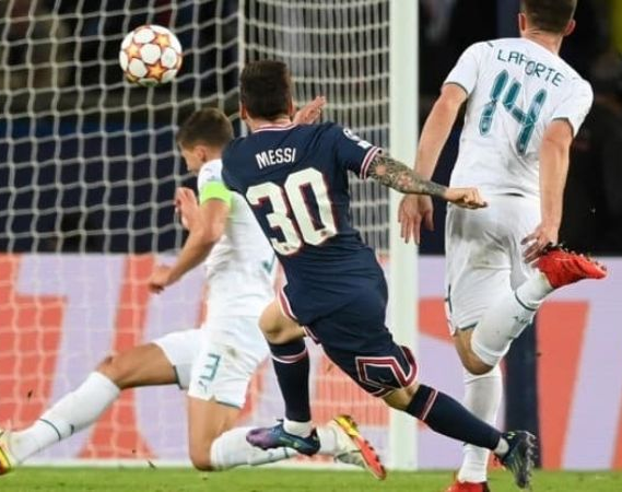 Ganó el PSG: Messi marcó su primer gol y se desahogó