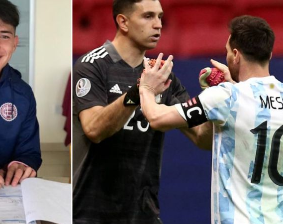 Juan Pablo, el sanjuanino que triunfa en el fútbol y comparte representante con los más grandes 