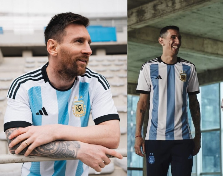 Adidas presentó la camiseta de la selección y Messi contó el detalle que le gustó