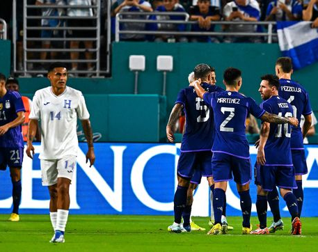 Honduras no fue rival para Argentina que ya piensa en Jamaica