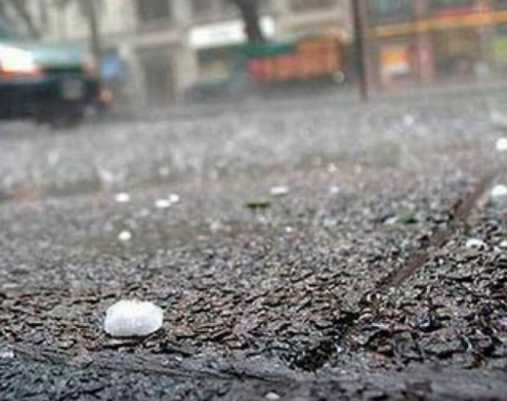 Emiten alerta por tormentas y caída de granizo