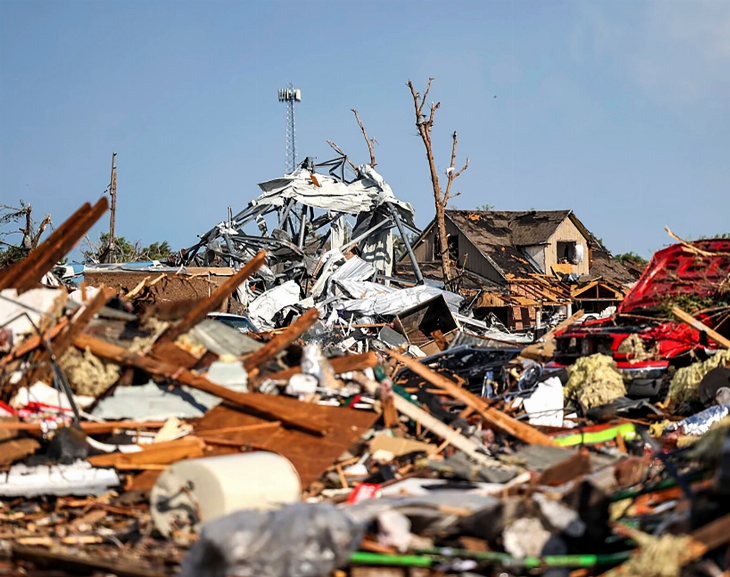 Un tornado destruyó una ciudad en Texas: hay víctimas fatales