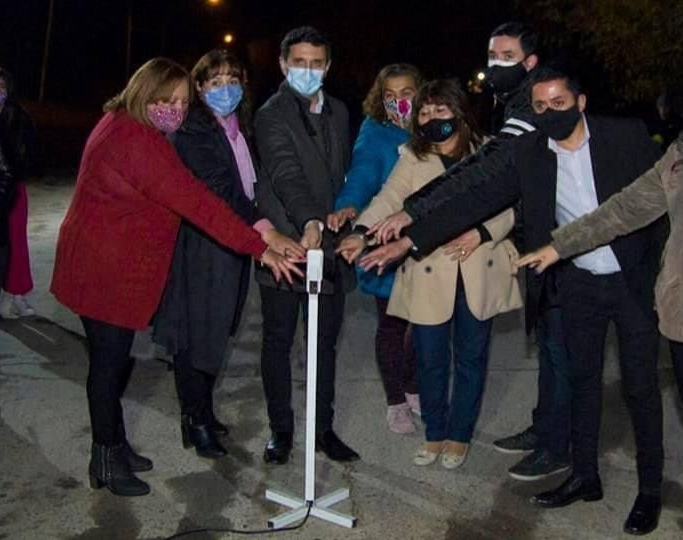 Nuevo sistema de alumbrado público en San Martín