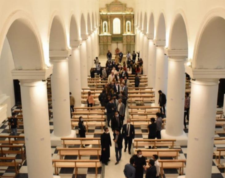 Luego de 10 años reabrió el templo de Jáchal 
