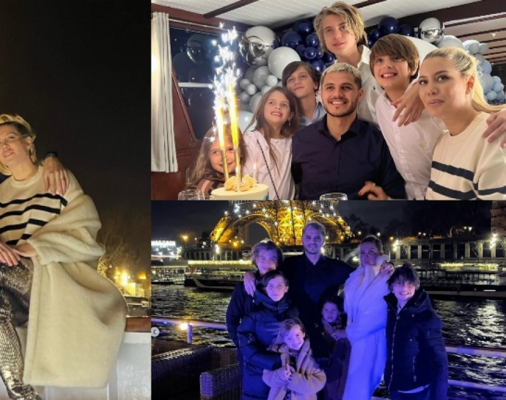 Así fue el espectacular festejo de cumpleaños de Mauro Icardi en París