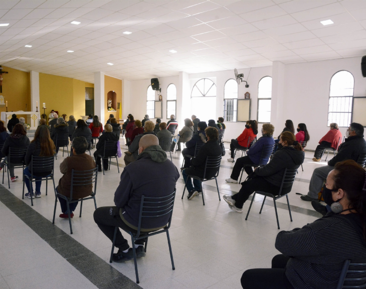 Con los protocolos correspondientes se realizó la celebración de San Cayetano