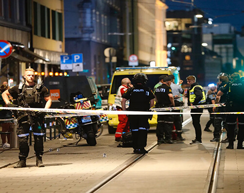 Un tiroteo dejó dos muertos y 21 heridos en un bar gay de Oslo