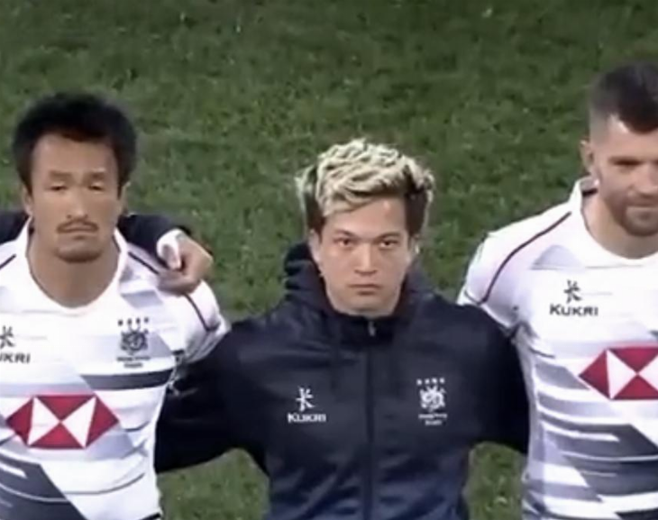 En un partido de rugby en Hong Kong pasaron una canción de protesta en vez del himno chino