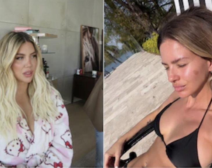 La indirecta de Wanda Nara a la China Suárez tras la polémica por las fotos en bikini