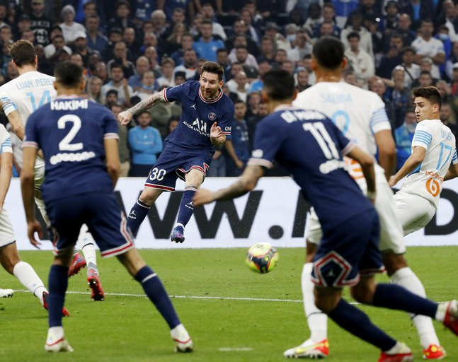 Messi no pudo con Sampaoli y su PSG empató ante el Olympique