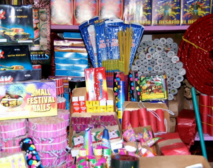  Chimbas prohibió el uso y la venta de pirotecnia