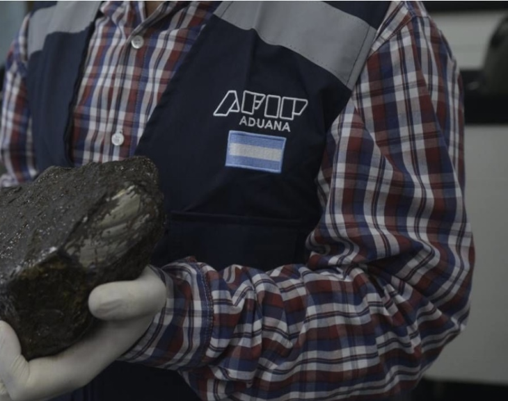 Secuestraron en la frontera con Chile un meteorito que iba a ser contrabandeado