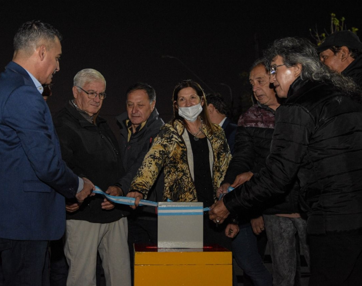 Chimbas: Avenida Tucumán ya cuenta con nueva iluminación