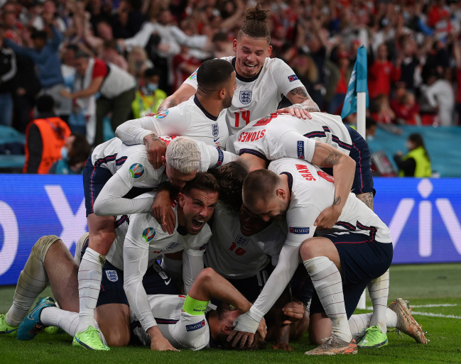Eurocopa: Inglaterra venció a Dinamarca y jugará la final