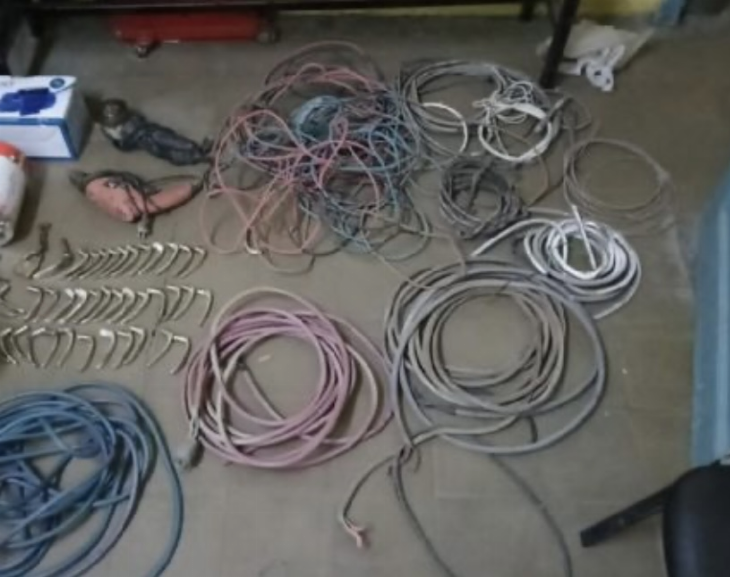 Luego de un mes, dieron con elementos de construcción robados en Santa Lucía 