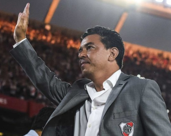 River Plate homenajeó a Gallardo por sus 7 años como entrenador 