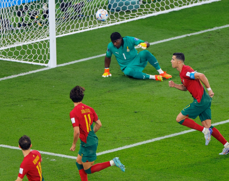 Con un gol de Cristiano Ronaldo, Portugal derrotó 3-2 a Ghana y quedó como líder del Grupo H 