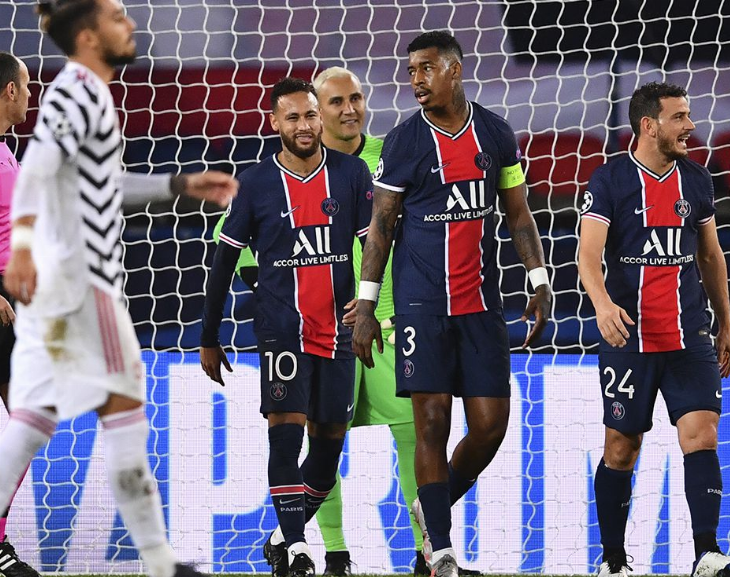 El PSG cayó sorpresivamente en el inicio ante el Manchester United