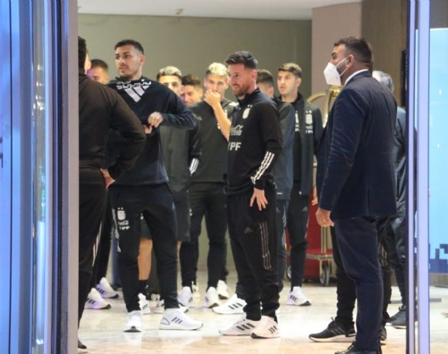 Los campeones de América: con Messi a la cabeza, saludaron a los hinchas sanjuaninos