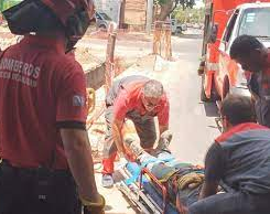 Un accidente laboral provocó la lesión de dos operarios 