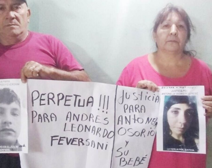 Le dieron perpetua porque asesinó a su mujer embarazada y madre de sus cinco hijos
