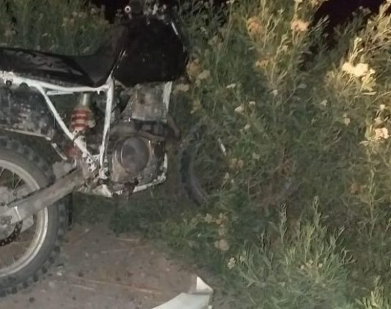 Robaron una moto, la abandonaron y ahora apareció tirada en Pocito