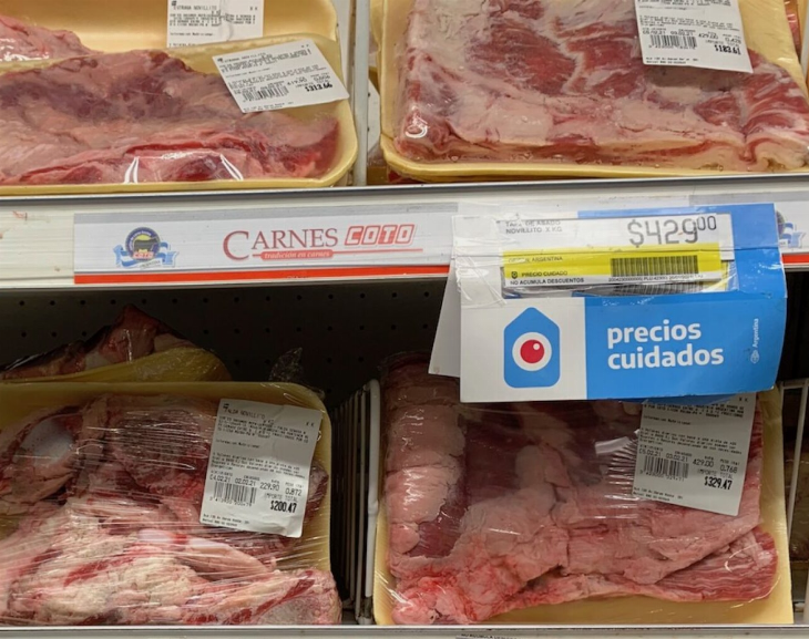 Gobierno anunció aumentos en siete cortes de carne de Precios Cuidados