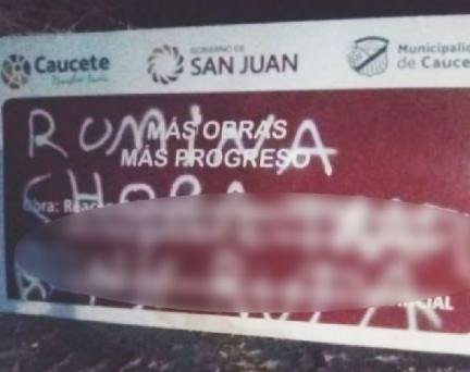 Romina Rosas confirmó la denuncia por las pintadas misóginas 