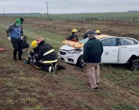 Tres sanjuaninos volcaron en Córdoba 