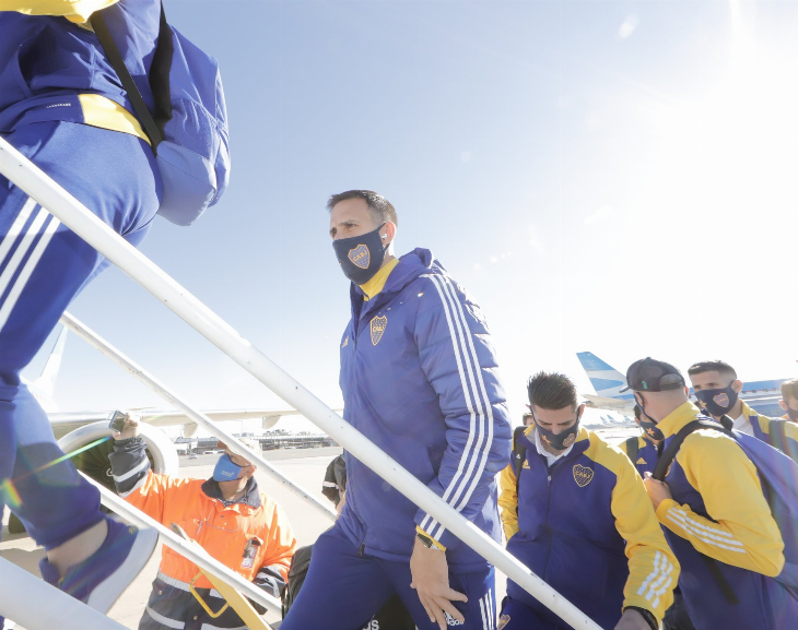 Boca ya viene camino a San Juan para jugar ante Racing mañana