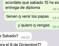Un padre estalló porque su hija lo invitó a su entrega de diplomas este sábado a las 15