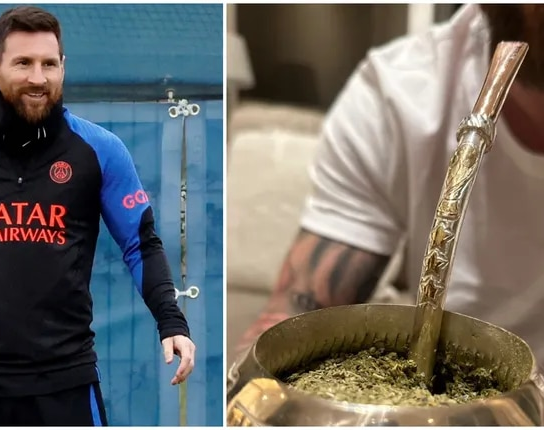 Messi ya toma mate con las tres estrellas y la copa del mundo