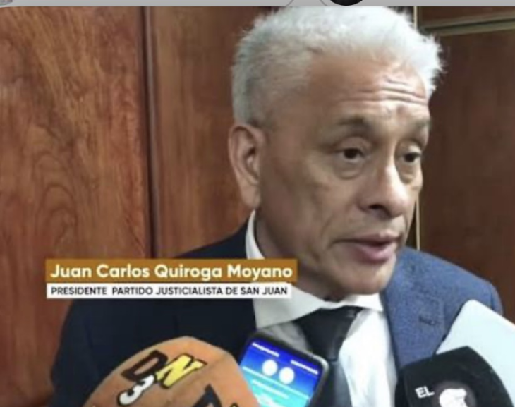Quiroga Moyano pidió al PJ no especular con las candidaturas de 2027