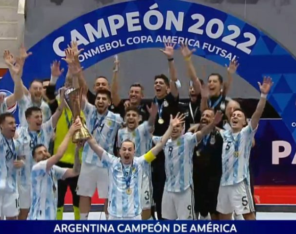 Argentina venció a Paraguay y es campeón de la Copa América de Futsal