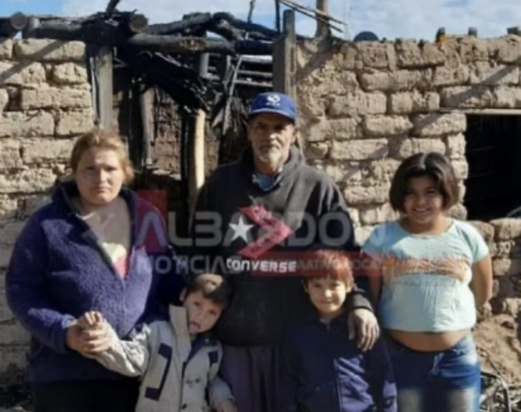 El mal funcionamiento de un televisor provocó un voraz incendio en una humilde vivienda