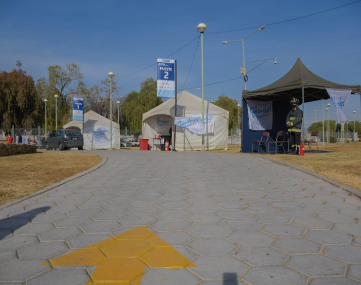  Chimbas: 850 dosis de vacunas diarias en el nuevo AutoVac 