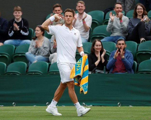 Schwartzman fue contundente ante Benoit Paire y avanzó a la segunda ronda de Wimbledon