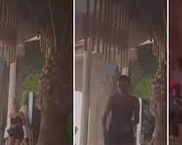 Filmaron a Pampita furiosa en la puerta de un boliche en Madrid