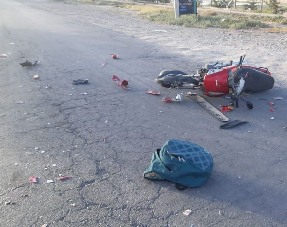 Miércoles accidentado: un joven se estrelló contra un árbol 