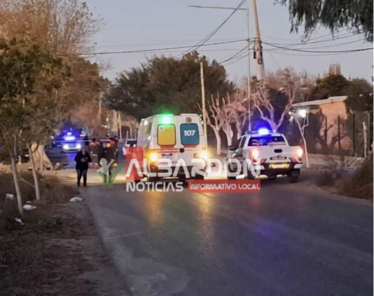 Un motociclista falleció en Albardón luego de chocar contra un auto
