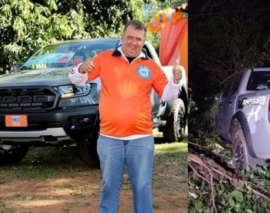 Ganó una camioneta en un bingo, chocó borracho y dejó a un pueblo sin luz