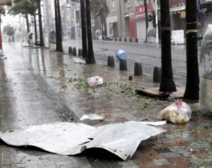 Un muerto y 200.000 hogares sin electricidad en Japón tras el paso de un tifón