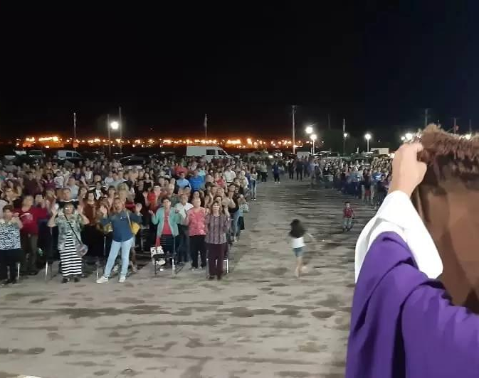 Novena en Honor a Cura Brochero en Chimbas: esperan a más de mil personas por noche 