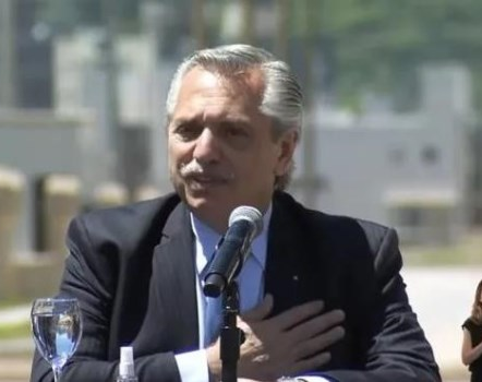 Alberto Fernández habló en medio de la interna con CFK