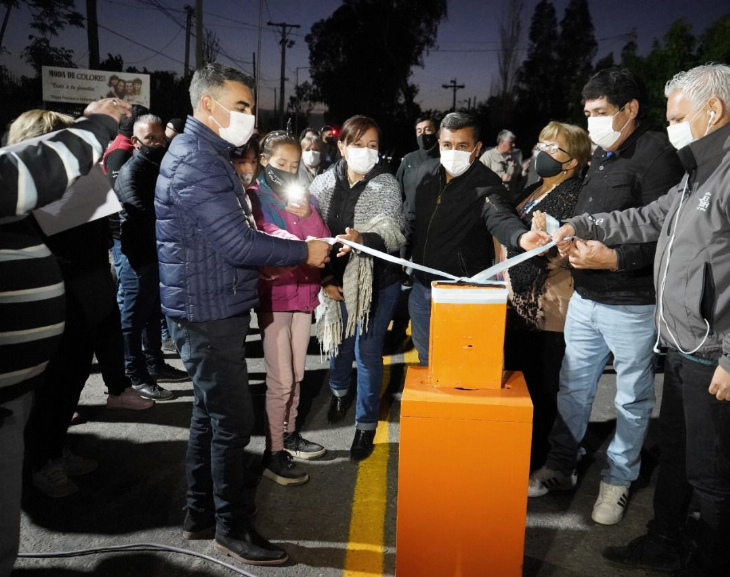 Quedó puesto en funcionamiento el nuevo sistema de iluminación en calle Rodríguez