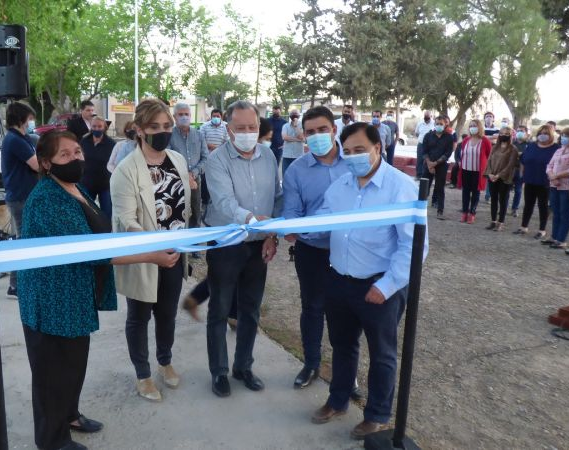 El barrio Municipal de Pocito ya disfruta de su plaza remodelada