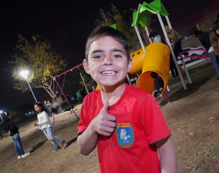 Inauguración: mirá como quedó la plaza del barrio 22 de Diciembre