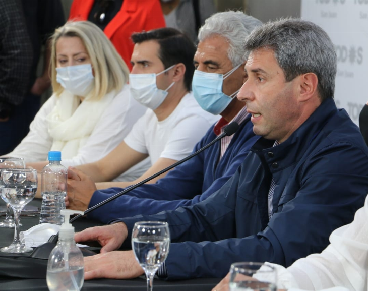 Uñac agradeció a los sanjuaninos: "hemos ganado en 15 de los 19 departamentos"